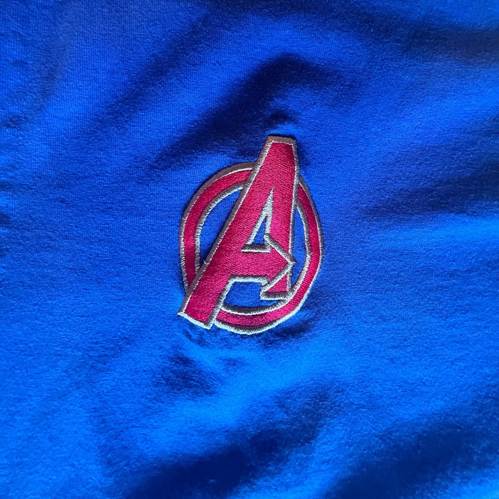Avengers logo polo / golf shirts - 2.   Men’s 2XL.  Gildan Dryblend